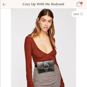 Free People plunge bodysuit